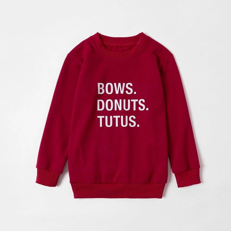 Mother & Daughter Coffee Donut Matchings Sweaters