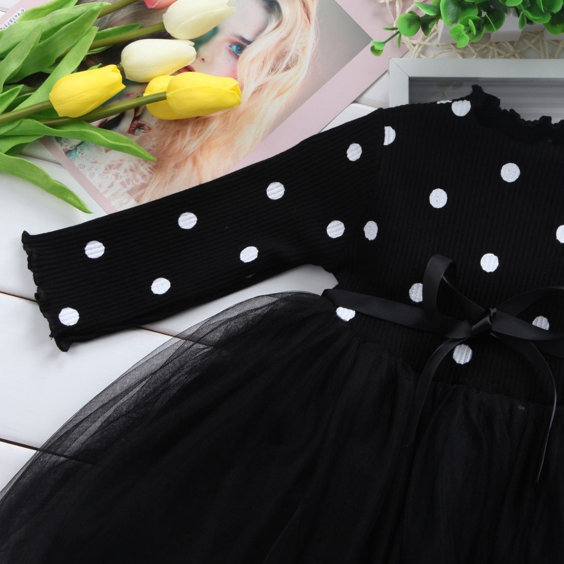 Polka Dot Tutu Dress (3 Colors)