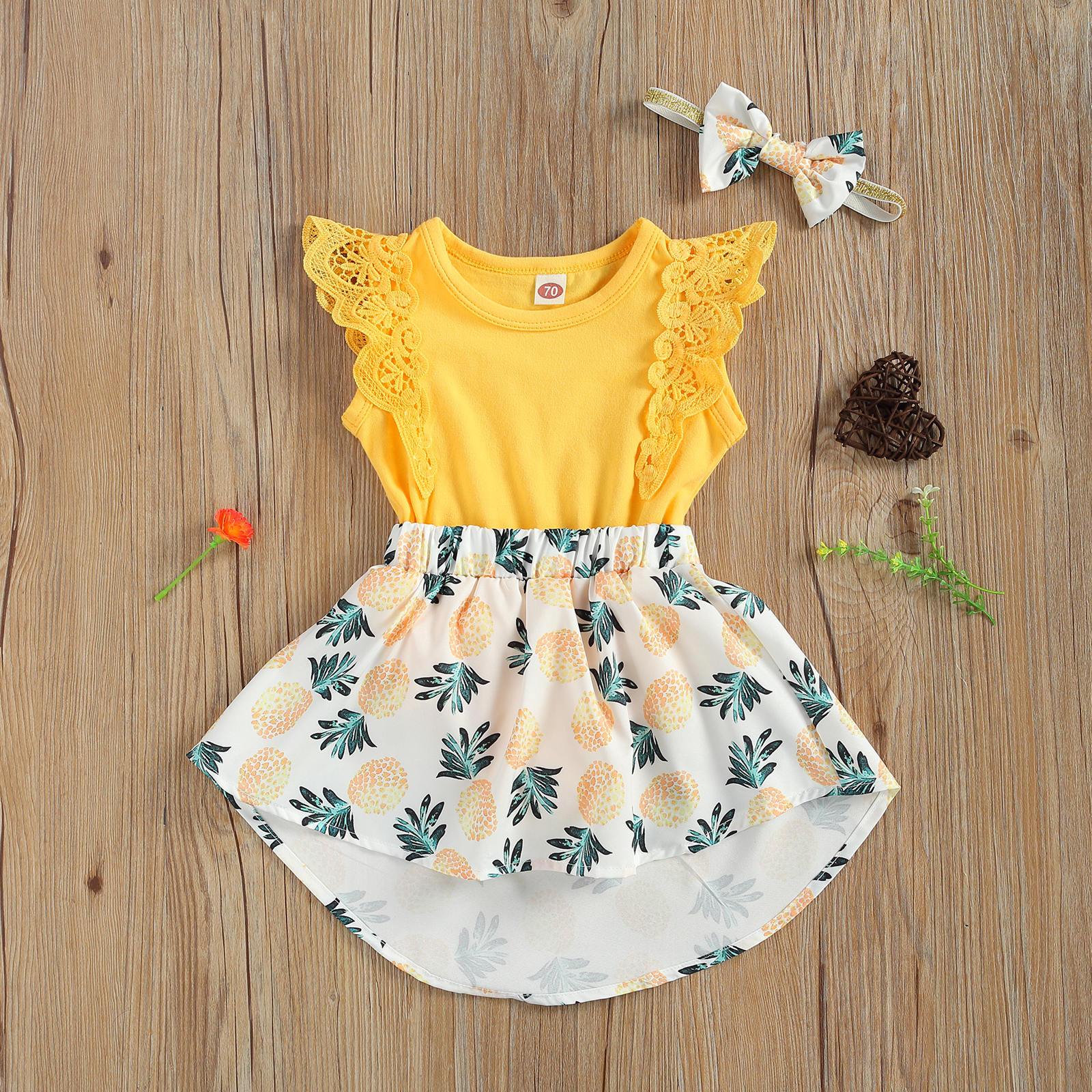 Polina Pineapple Dress