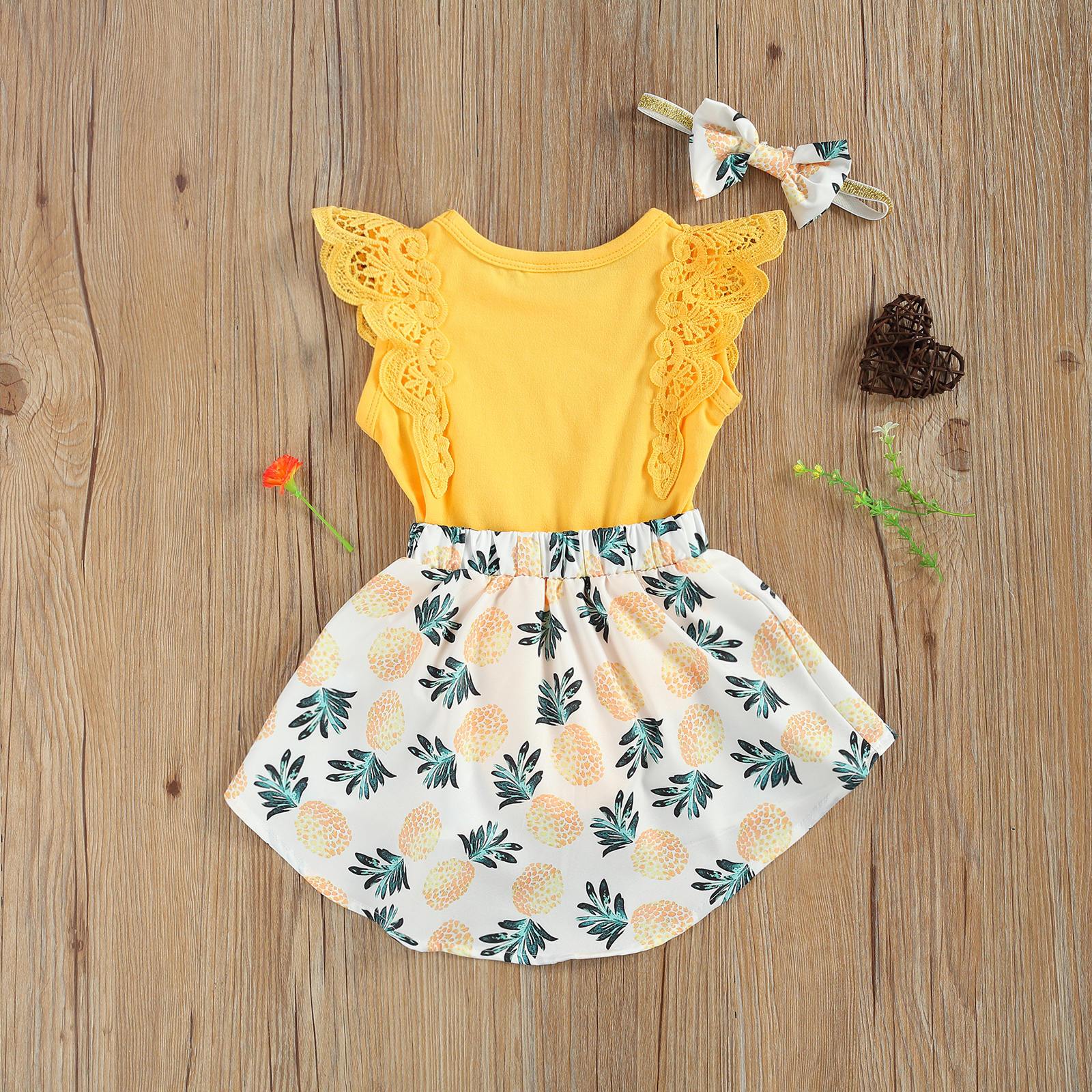 Polina Pineapple Dress