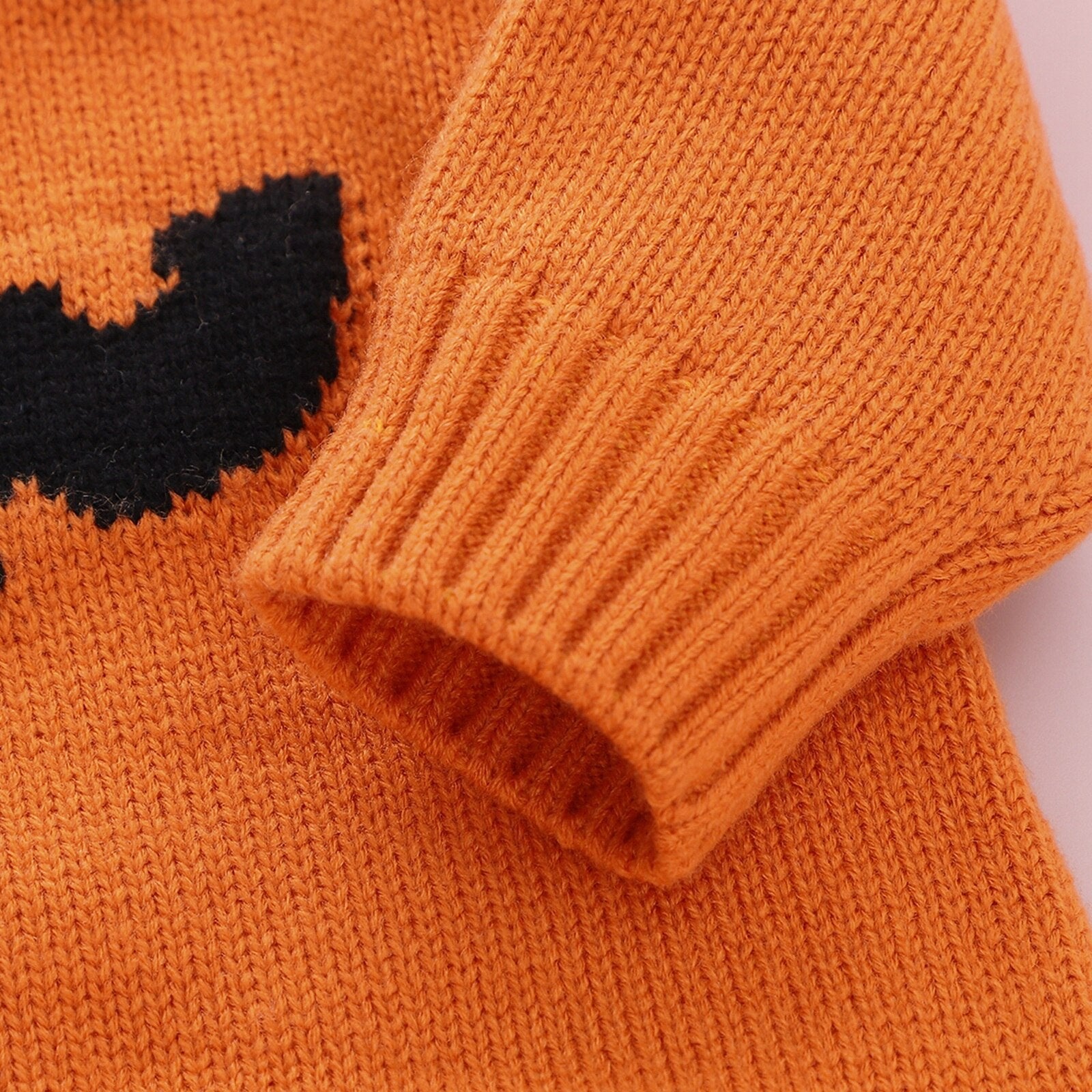 Knitted Pumpkin Romper with Hat