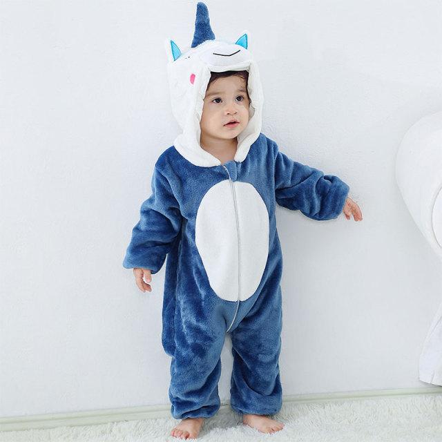 Unicorn Hooded Costume (Blue or Pink)