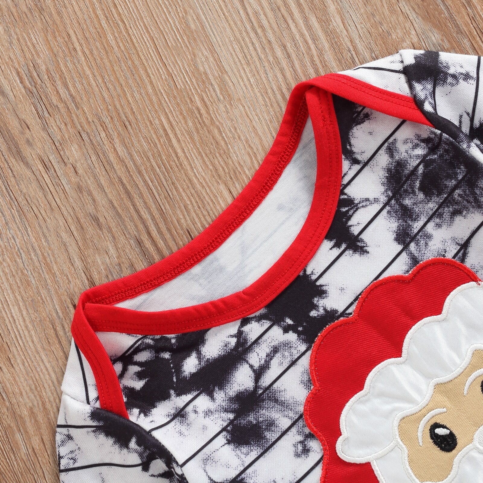 Tie Dye Santa Romper