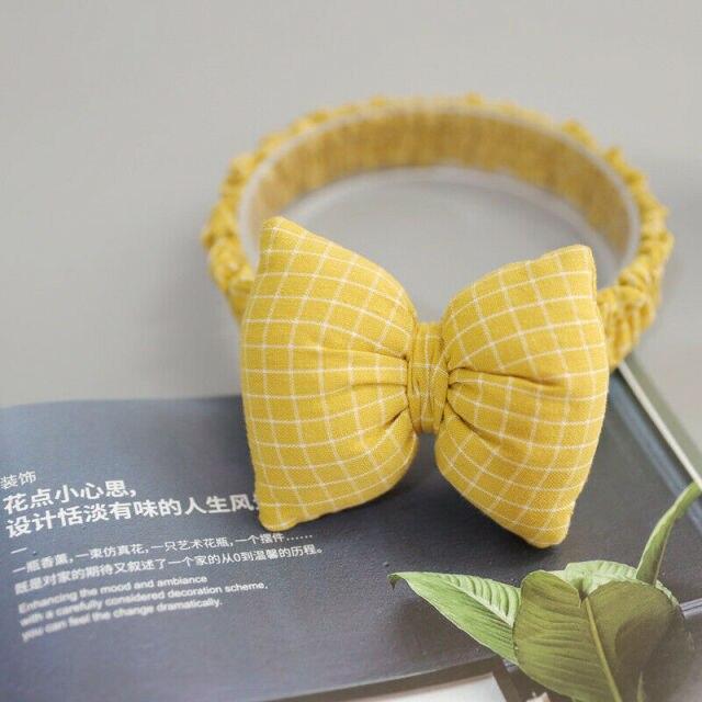 Plaid Bow Headband