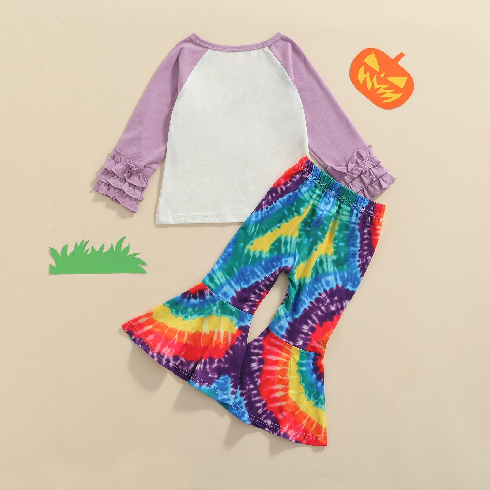 Halloween Rodeo Tie Dye Outfit