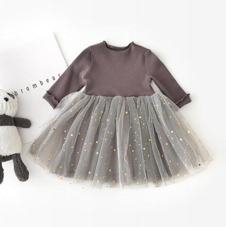 Sequins Star & Moon Dress