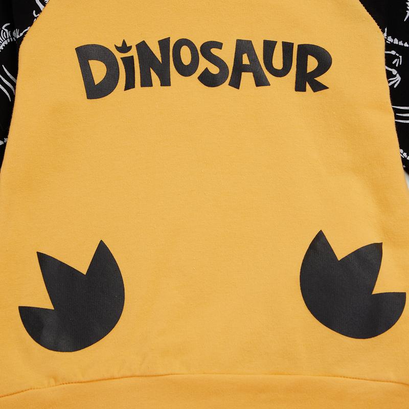 Dinosaur Dude Hoodie and Pants Outfit (2 Colors)