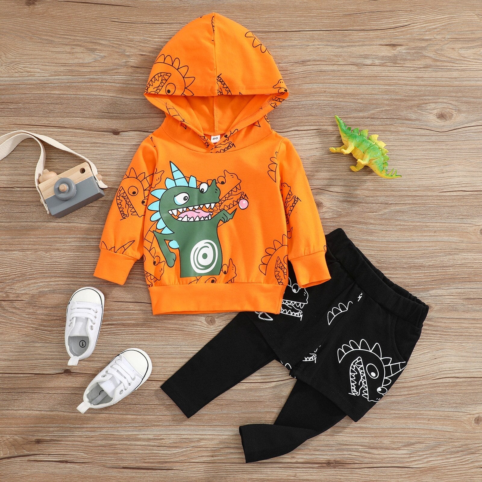 Dinosaur Hoodie Jogger Set