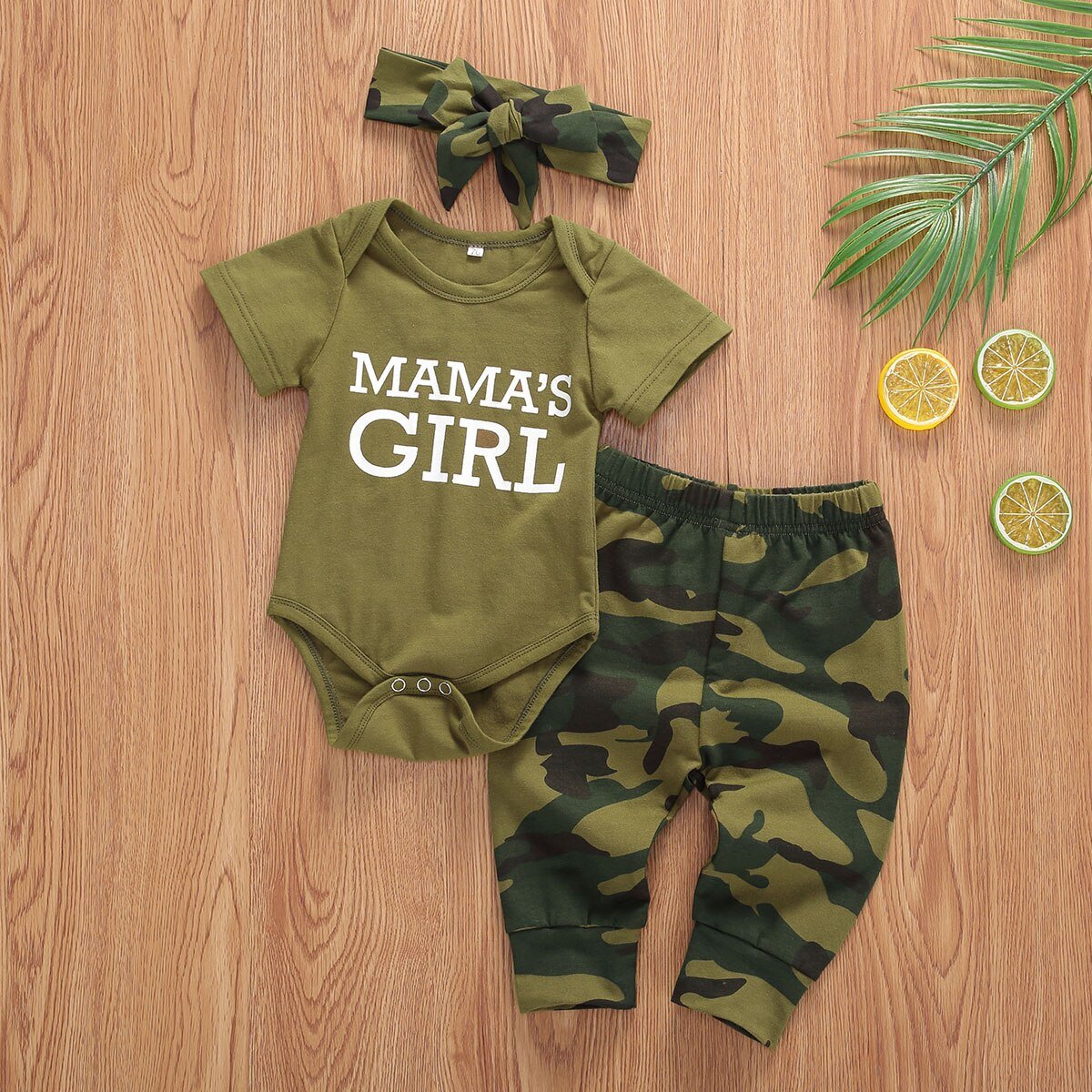 Mama's Boy or Girl Camouflage Outfit