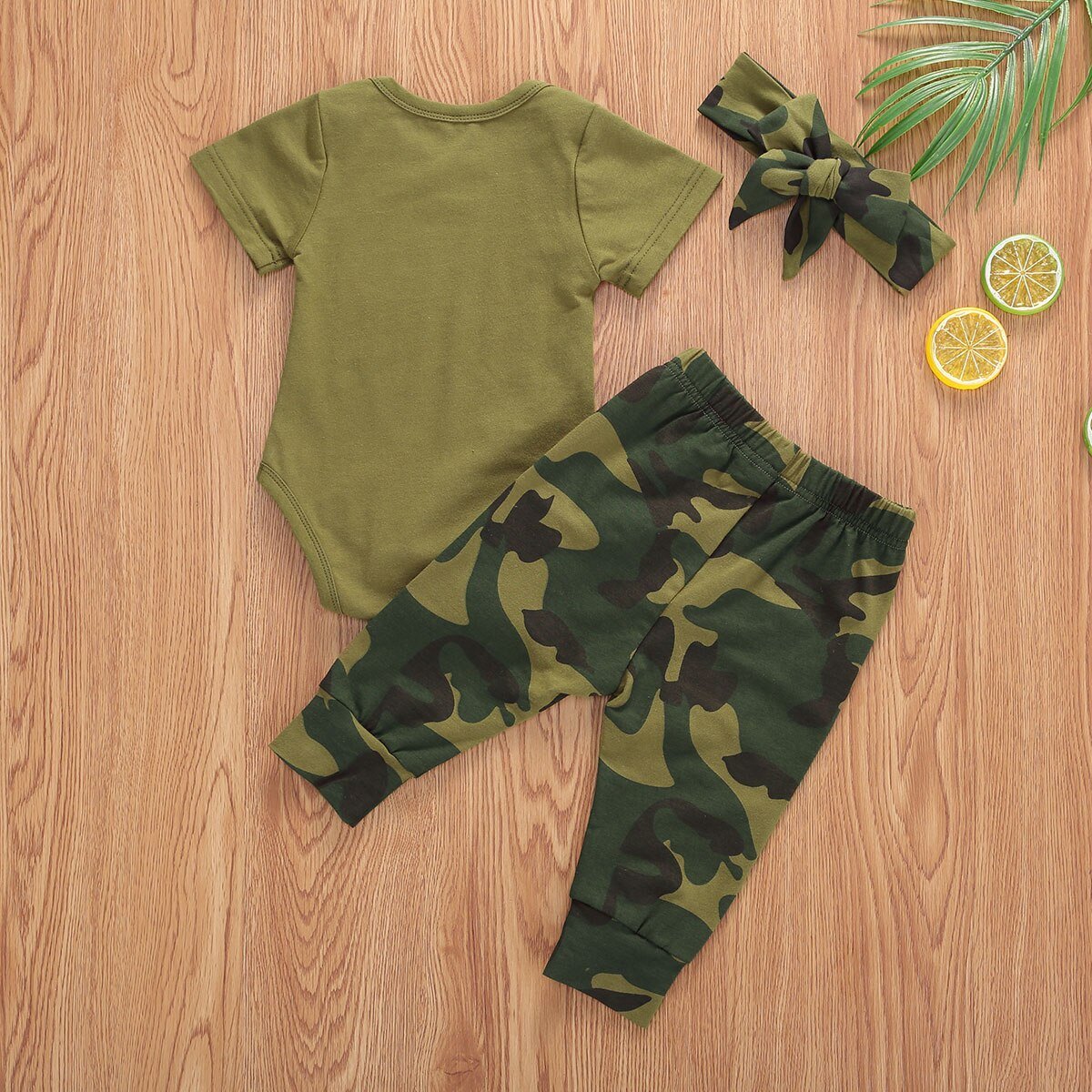 Mama's Boy or Girl Camouflage Outfit