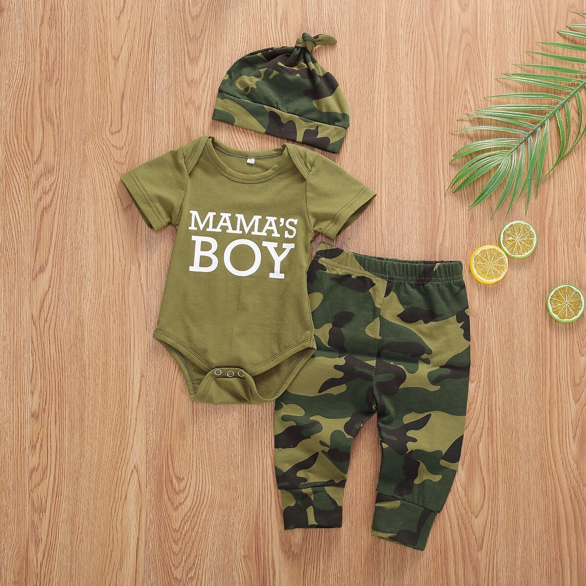 Mama's Boy or Girl Camouflage Outfit