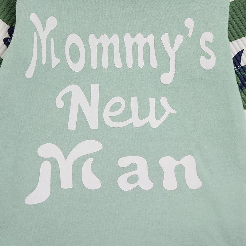 Mommy's New Man Dinosaur Outfit Set