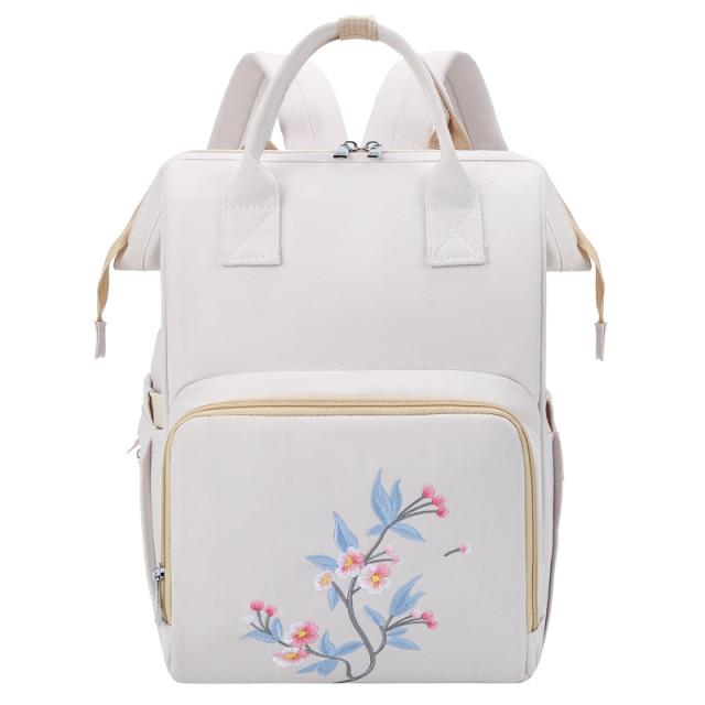 Flower Diaper Bag Backpack