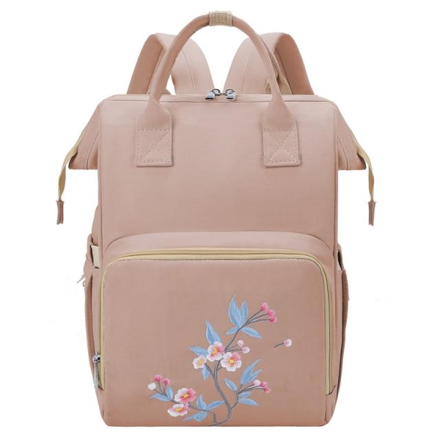 Flower Diaper Bag Backpack