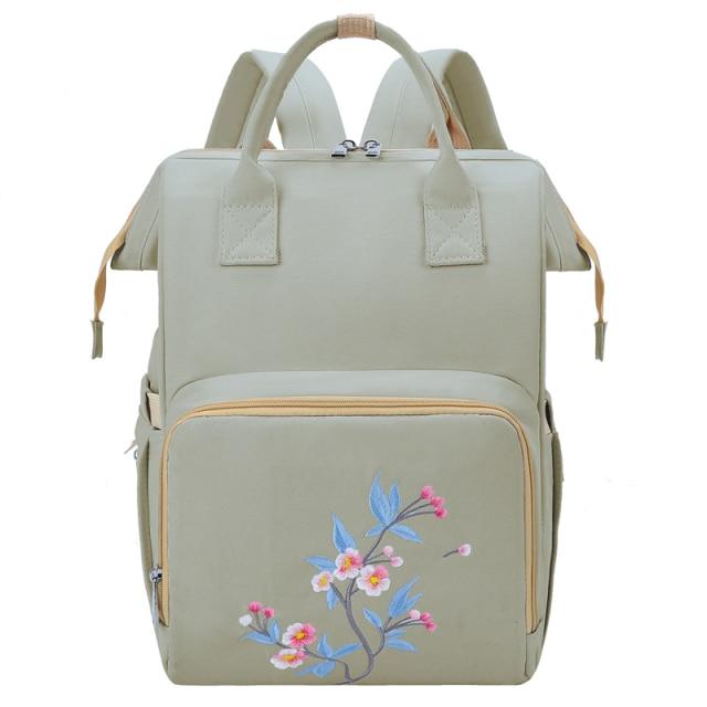 Flower Diaper Bag Backpack