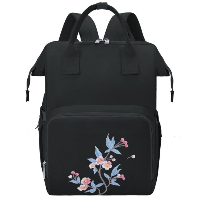 Flower Diaper Bag Backpack