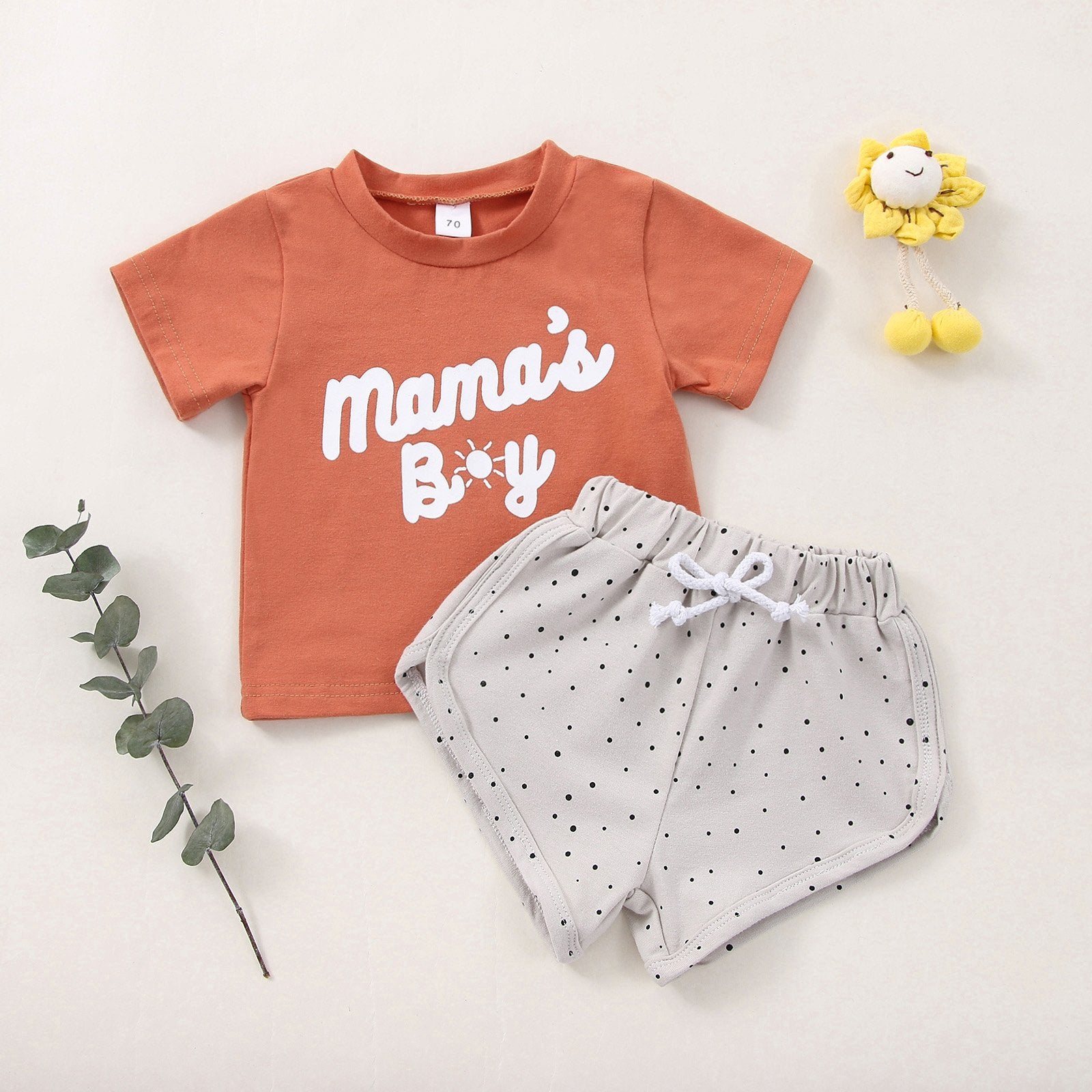 Mama's Boy/Girl Mini Bestie T-Shirt & Shorts