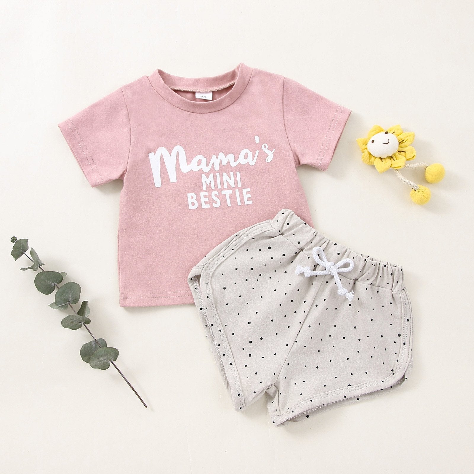 Mama's Boy/Girl Mini Bestie T-Shirt & Shorts