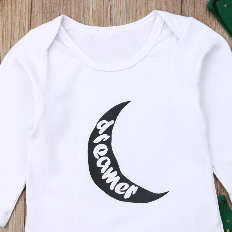 Dreamer Onesie With Moon Pants & Hat