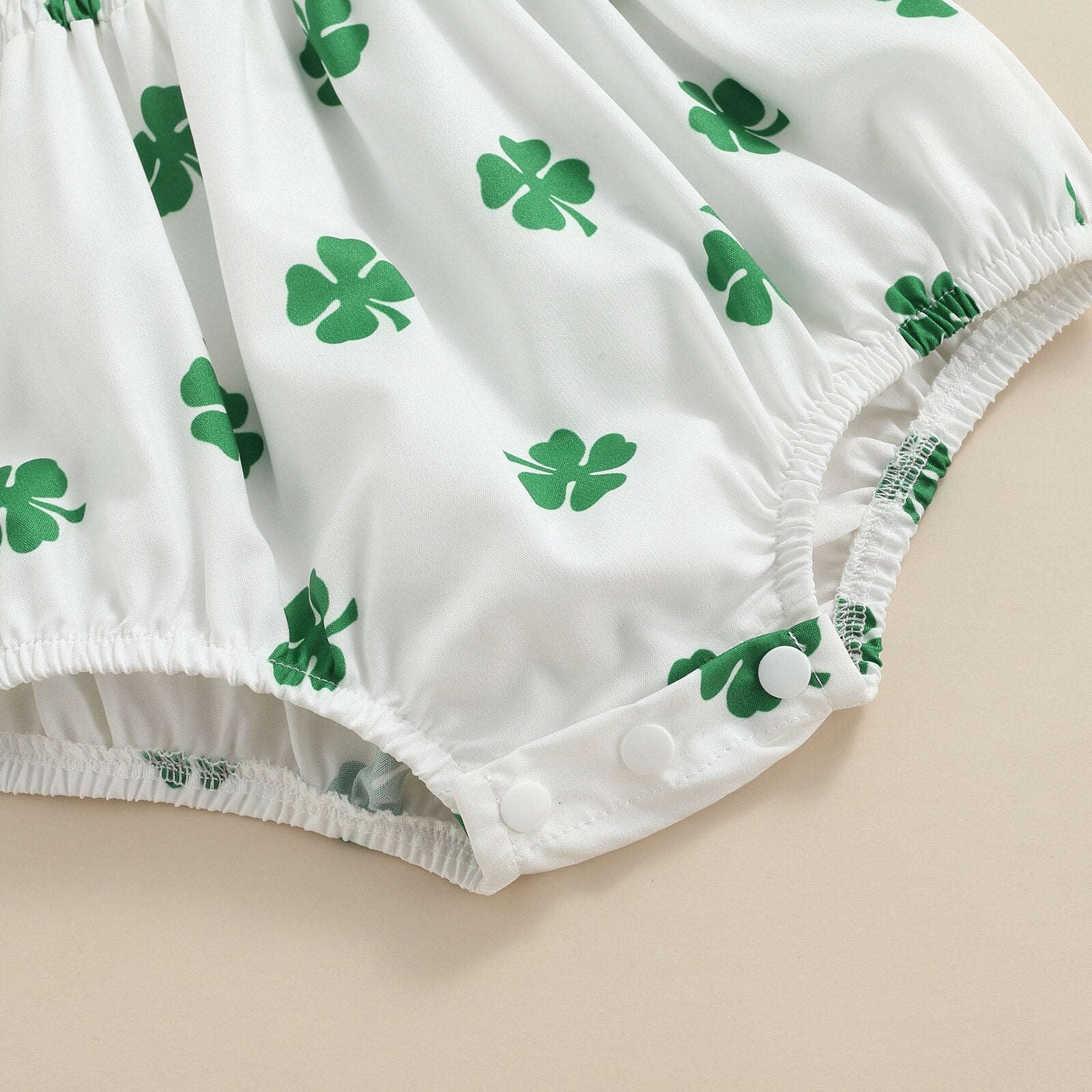 St. Patrick's Clover Romper & Headband