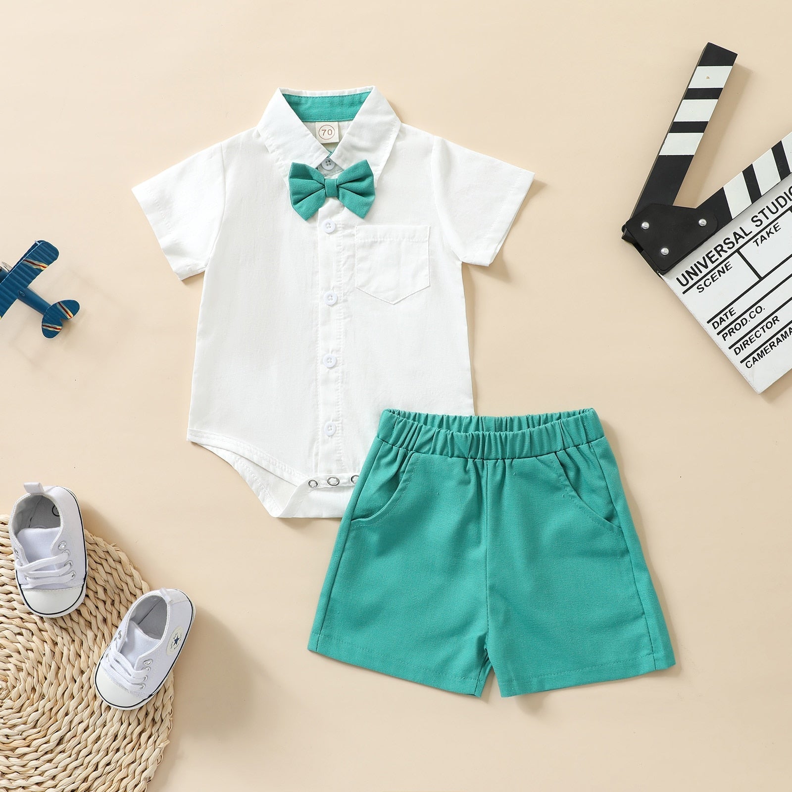 Mini Man Bow Tie Outfit