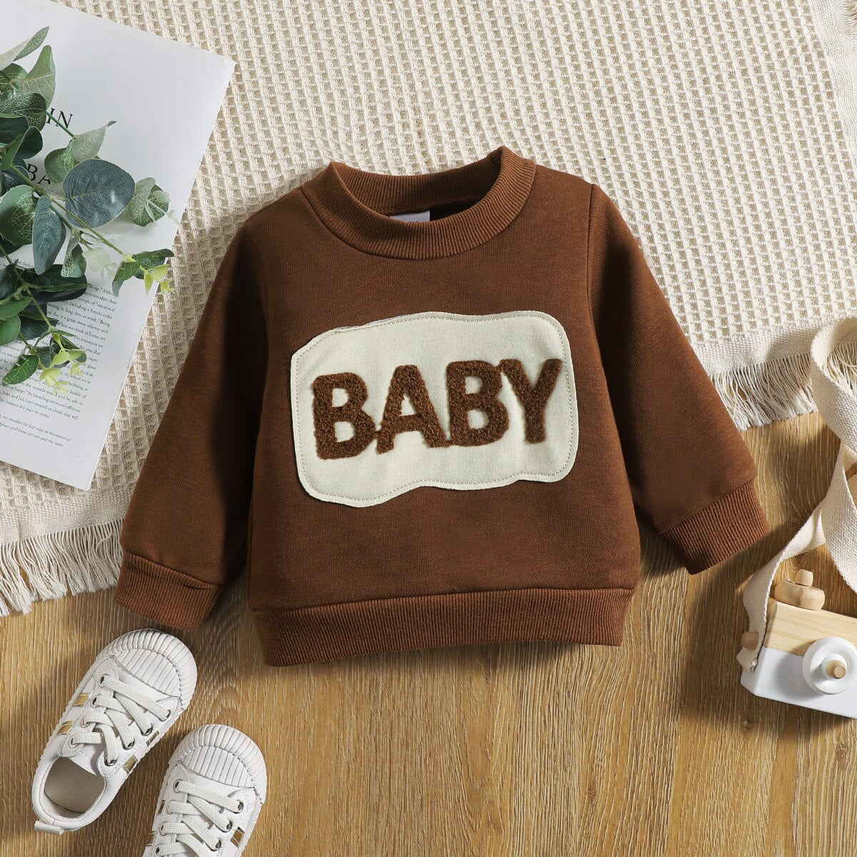 Baby Sweater & Jeans Outfit