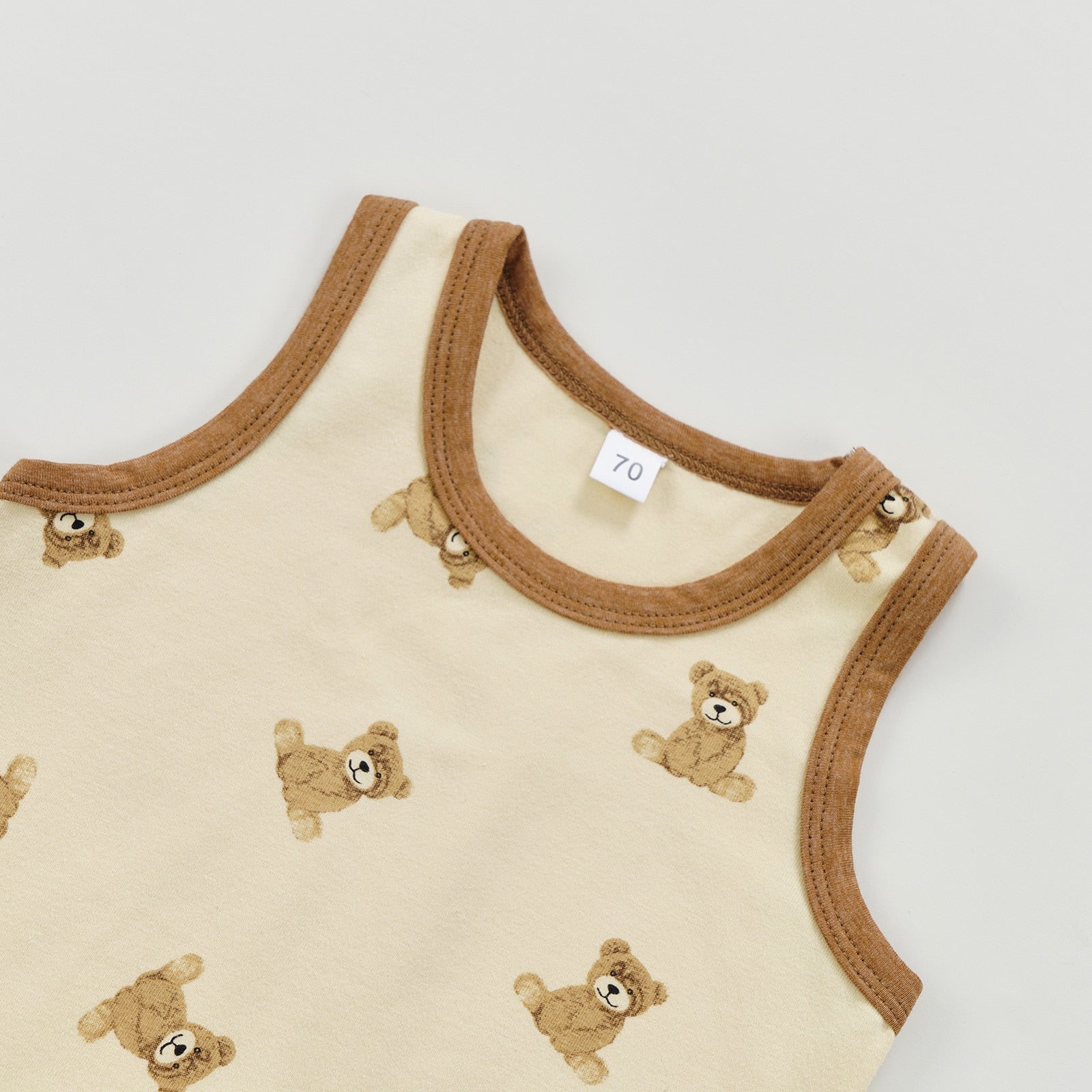 Teddy Bear Tank Top & Shorts Outfit