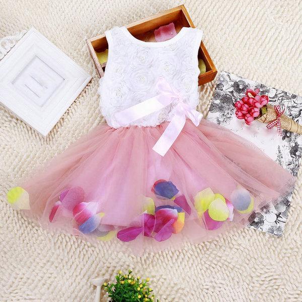 Tutu Dresses with Bow (Multiple Colors)