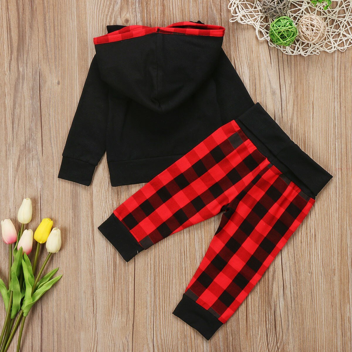 Plaid Jogger Outfit