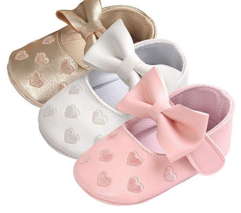 Love Heart Bow Shoes