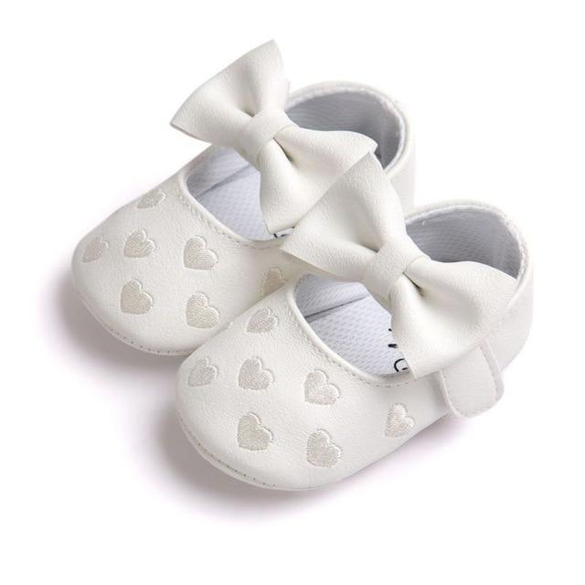 Love Heart Bow Shoes