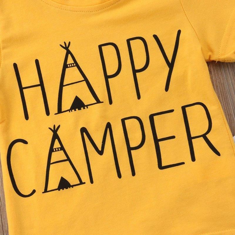 Happy Camper T-Shirt Animal Pants Outfit