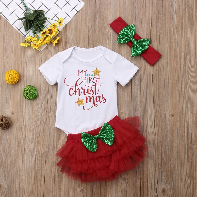My First Christmas Tutu Outfit