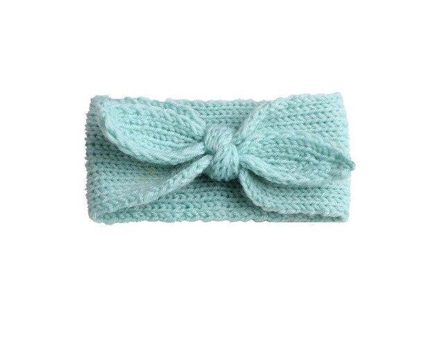 Knitted Bow Headband