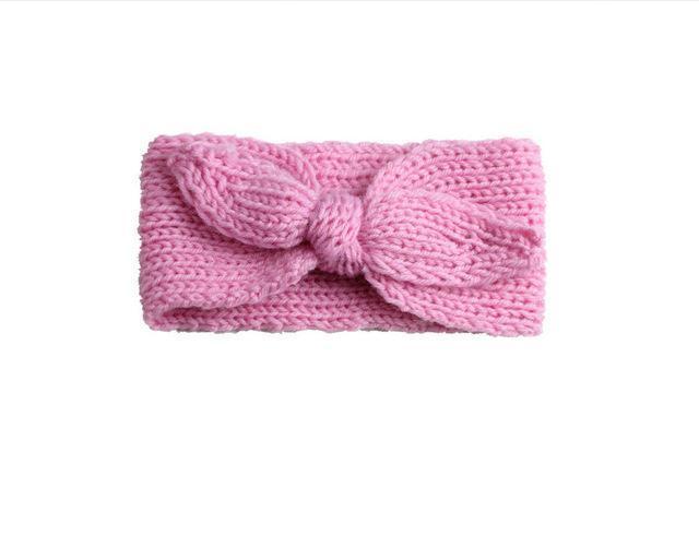 Knitted Bow Headband