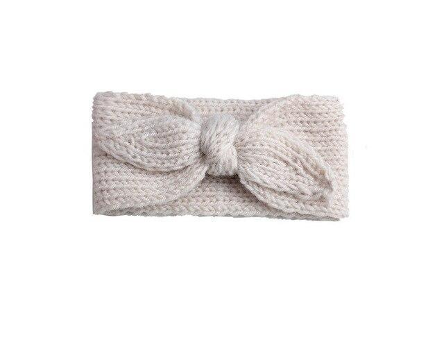 Knitted Bow Headband