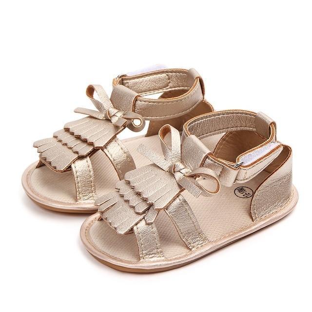 Tassel Bow Sandals (Multiple Colors)