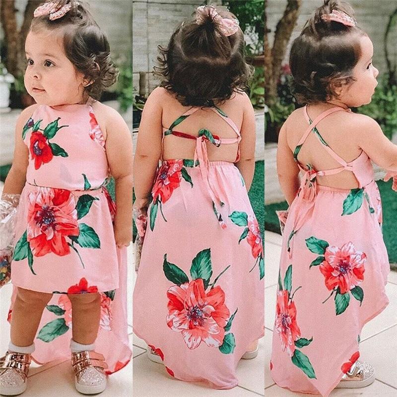 Lace-Up Floral Sundress (2 Colors)