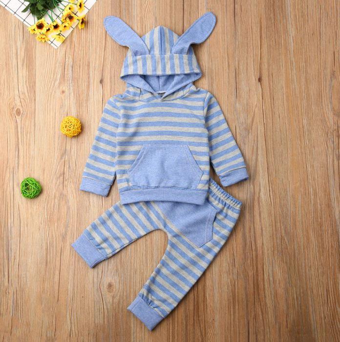 Striped Bunny Rabbit Outfit