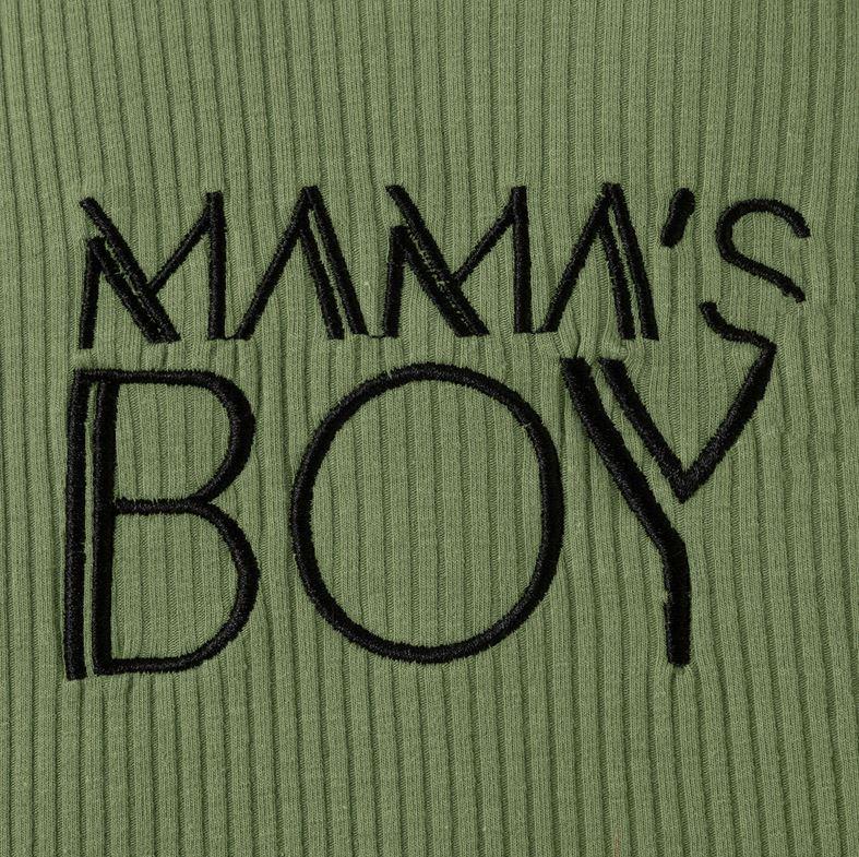 Mama's Boy Camouflage Space Dinosaur Outfit