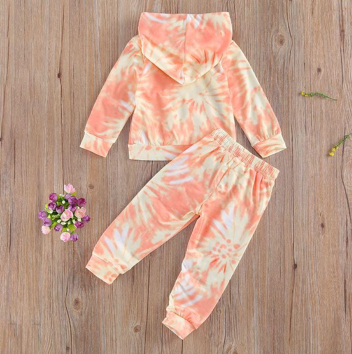 Tie Dye Hoodie and Pants Set