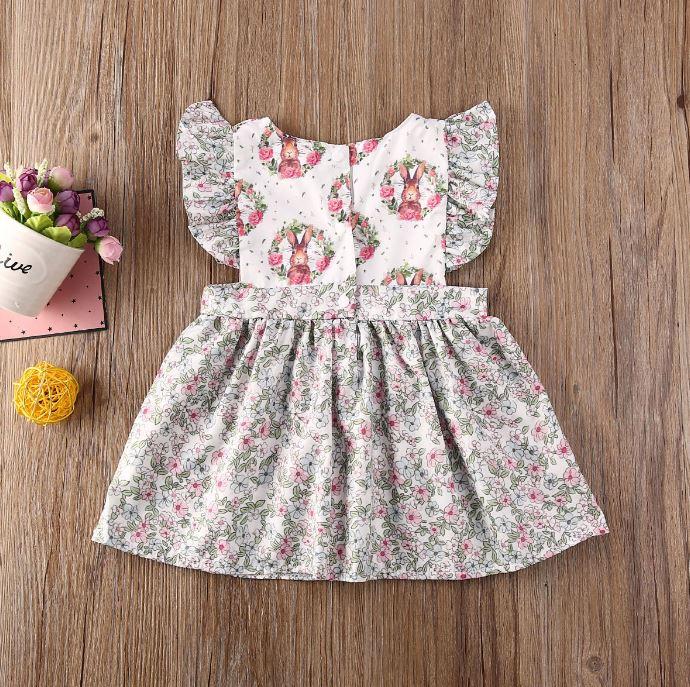 Matching Easter Bunny Floral Romper or Dress