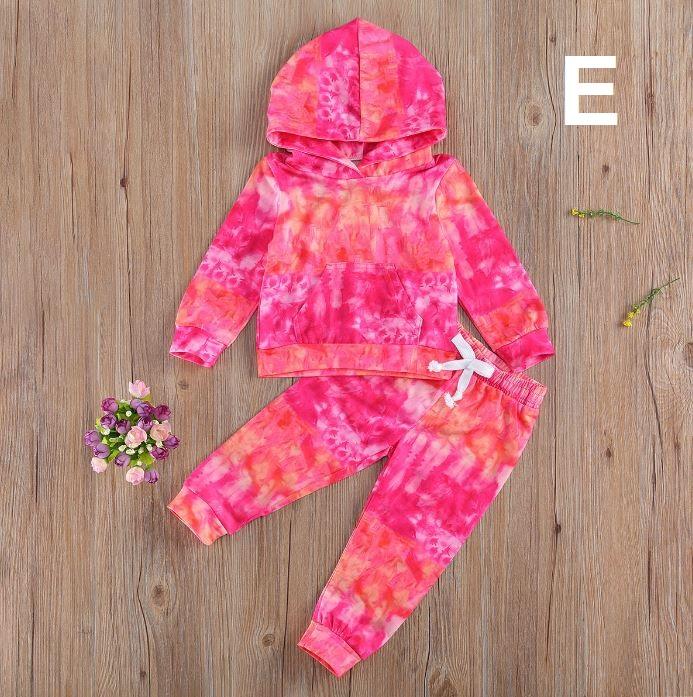 Tie Dye Hoodie and Pants Set