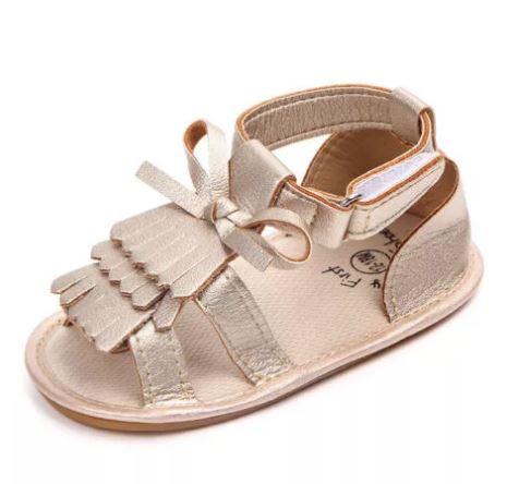 Tassel Bow Sandals (Multiple Colors)