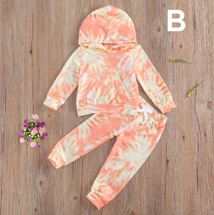 Tie Dye Hoodie and Pants Set