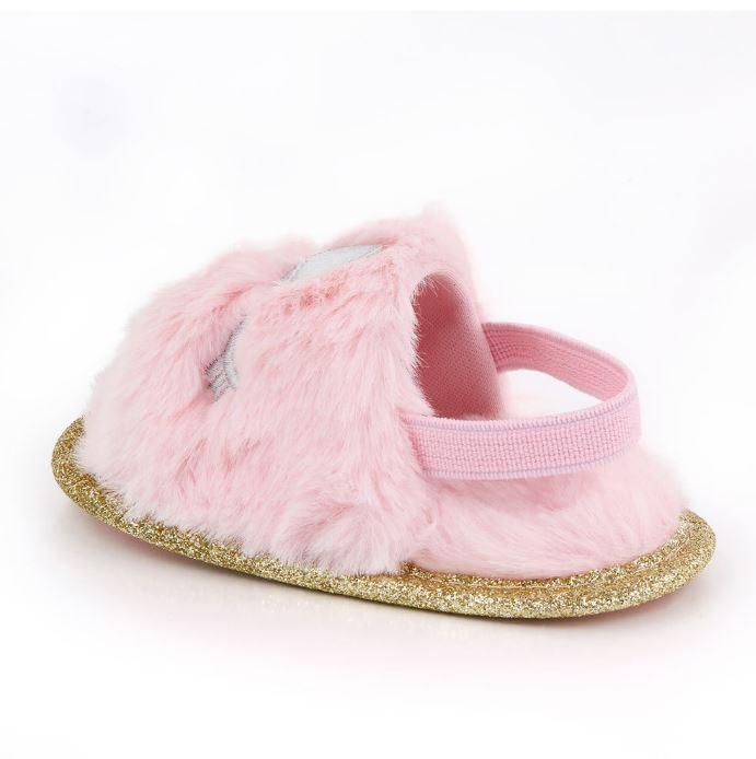 Fuzzy Fur Sandals