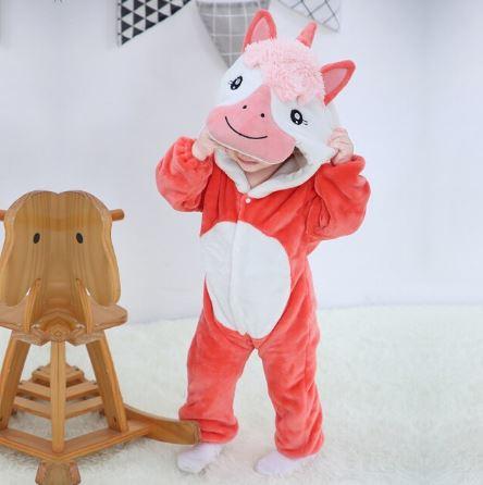 Unicorn Hooded Costume (Blue or Pink)