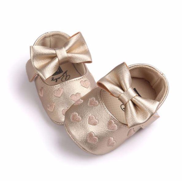 Love Heart Bow Shoes